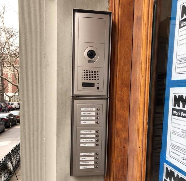 intercom system for apartment buildings NYC